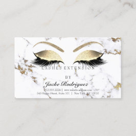 Efterhandsinstruktioner: Lash Marble Golden Öga Visitkort