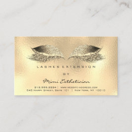 Efterhandsinstruktioner: Lash Metallic Guld Visitkort