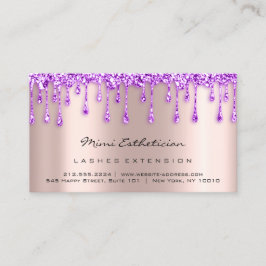 Efterhandsinstruktioner Lash Ro Drip Makeup Studi Visitkort