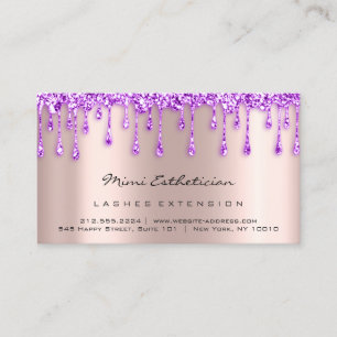 Efterhandsinstruktioner Lash Ro Drip Makeup Studi Visitkort