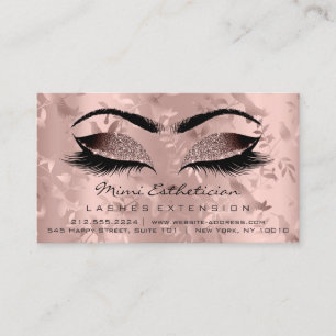 Efterhandsinstruktioner Lash Ro Guld Eyelash Visitkort