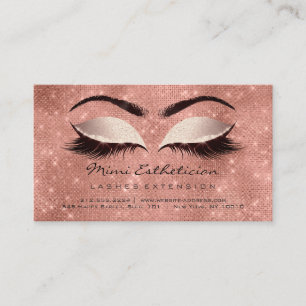 Efterhandsinstruktioner Lash Spark Glitter Visitkort
