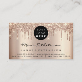 Efterhandsinstruktioner Logotypen Lash Ro Guld Dri Visitkort