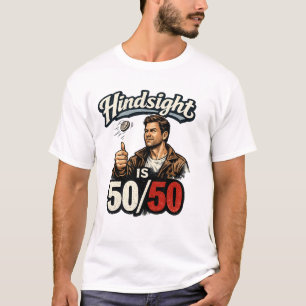Efterhandskonstruktion är 50/50 t shirt