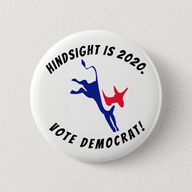 Efterklokhet är 2020, röstar demokraten knäppas knapp (Framsida)