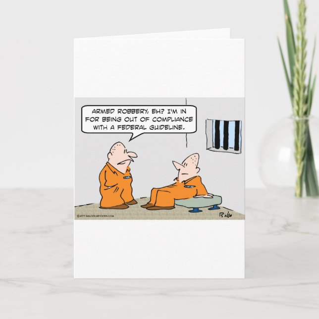 efterlevnad av federala riktlinjer för fångar kort (Framsida)