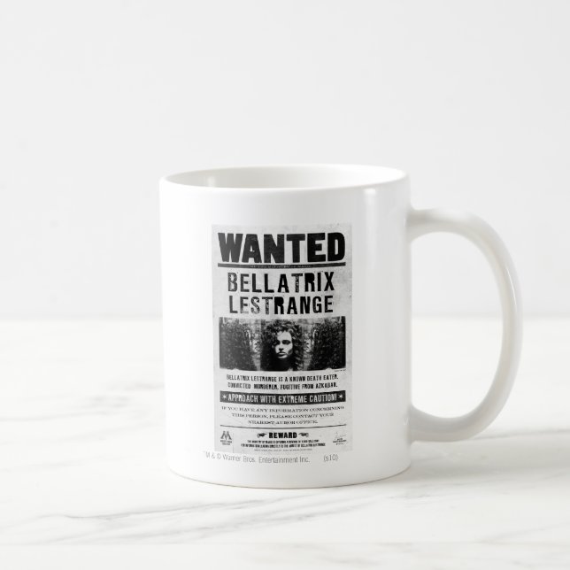 Efterlysning av Bellatrix Lestrange Kaffemugg (Höger)