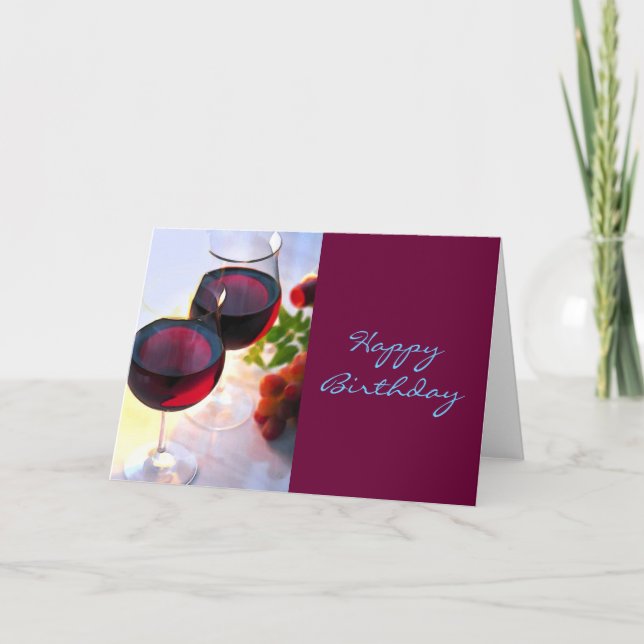  eftermiddag födelsedag kort (Framsida)