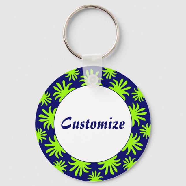 Eftermiddag för mallen Triffids Nyckelring (Framsida)