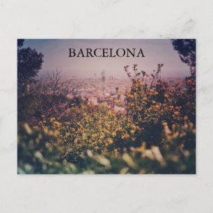 EFTERMIDDAG I BARCELONA POSTCARD VYKORT