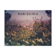 EFTERMIDDAG I BARCELONA POSTCARD