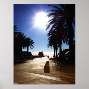 Eftermiddag i Hermosa Beach Poster