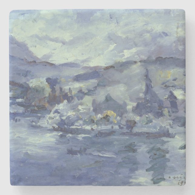 Eftermiddag på sjön Lucerne, 1924 Stenunderlägg (Framsidan)