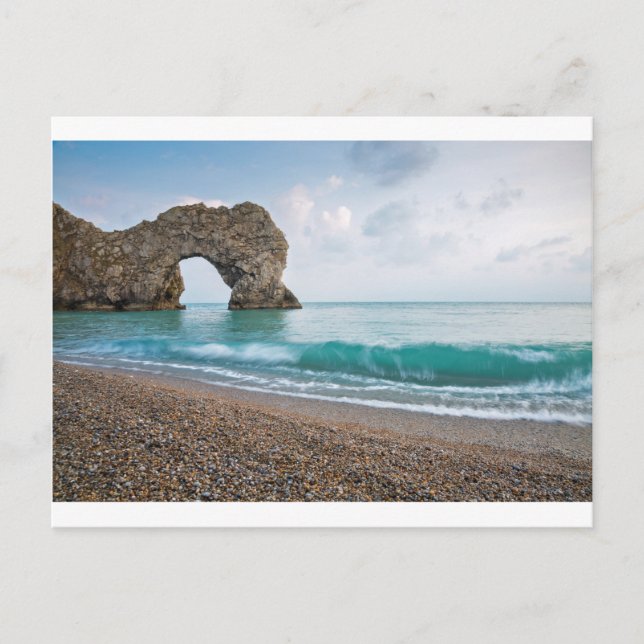 Eftermiddag vid Durdle Door Vykort (Framsida)
