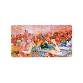 Eftermiddagen Adressetikett