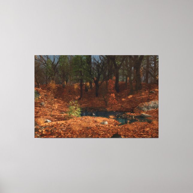 Eftermiddagen av Kanvastrycket för året Canvastryck (Framsida)