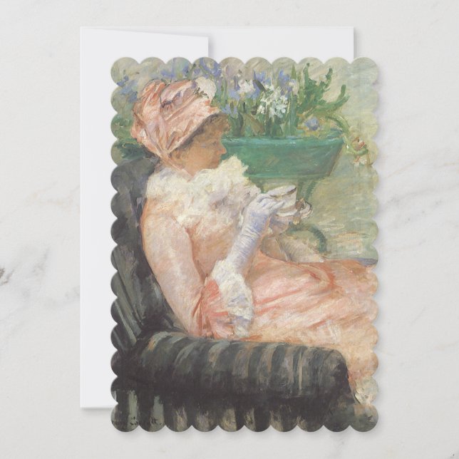 Eftermiddagen av Möhippan Tea i Party Inbjudningar (Framsida)