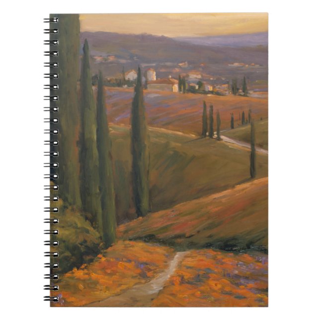 Eftermiddagen går I Anteckningsbok Med Spiral (Framsidan)