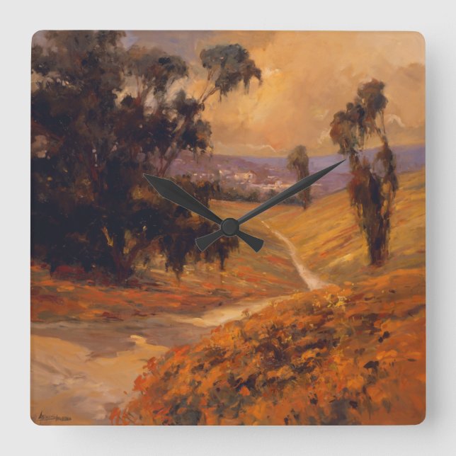 Eftermiddagen går II Fyrkantig Klocka (Framsida)