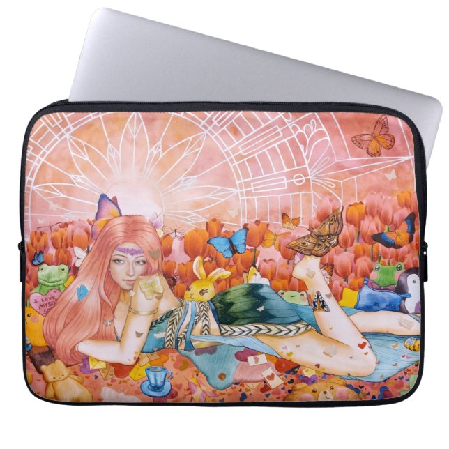 Eftermiddagen Laptop Fodral (Framsidan)