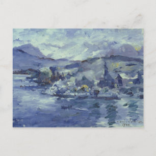 Eftermiddagen Sjö Lucerne, 1924 Vykort