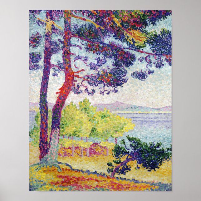 Eftermiddagen vid Pardigon, Var, 1907 Poster (Framsidan)