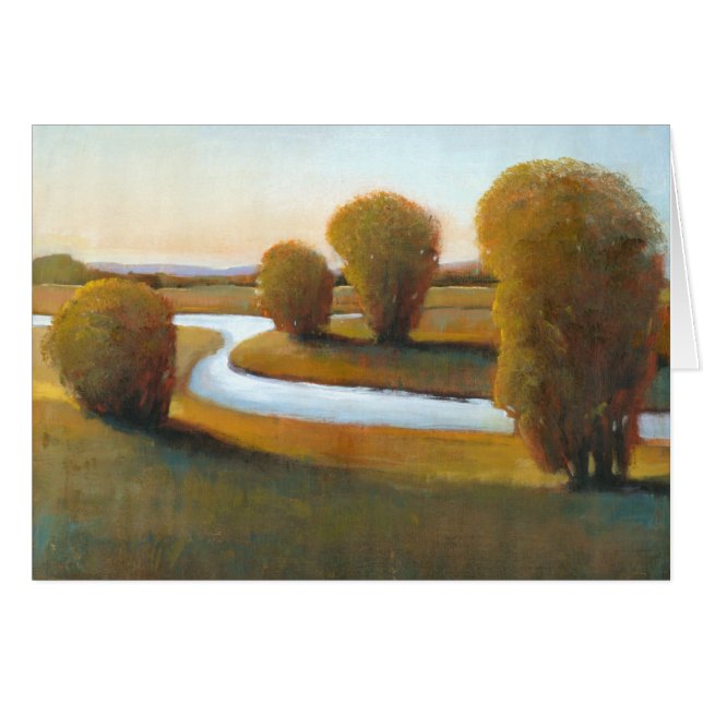 Eftermiddagsljus V Hälsningskort (Framsidan Horizontal)