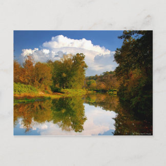 Eftermiddagsreflektion Vykort