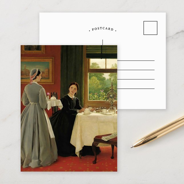 Eftermiddagste | George Dunlop Leslie Vykort (Skapare uppladdad)