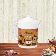 Eftermiddagstid High Tea Party Earthen Brown Lera