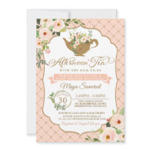 Eftermiddagstid Tea Luxury  Rosa Blommigt Baby Sho