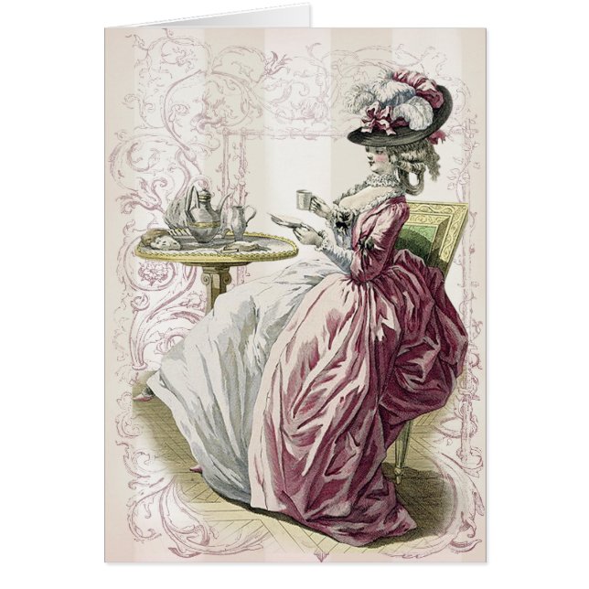 EftermiddagTea! Hälsningskort (Framsidan)