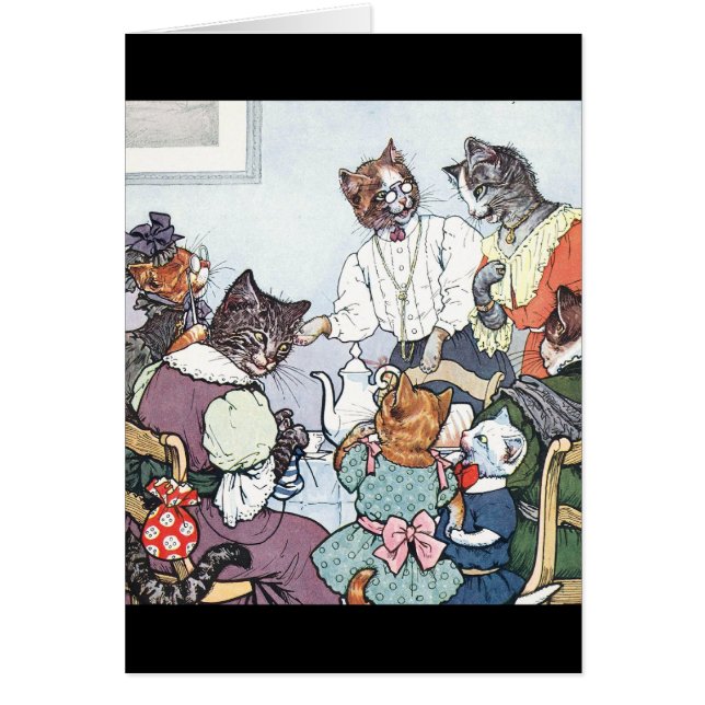 EftermiddagTea Hälsningskort (Framsidan)