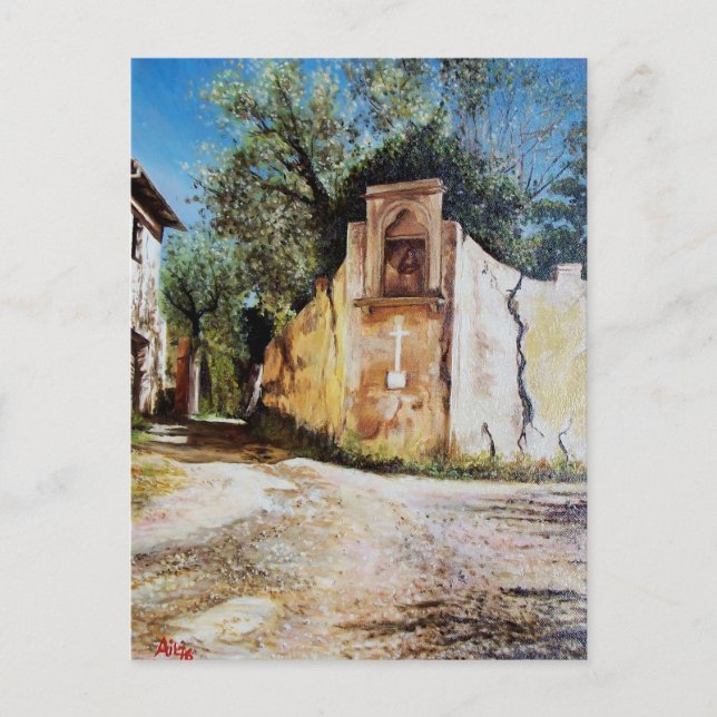 EFTERMIDDON I RIMAGGIO / Toscanvy Vykort (Framsida)