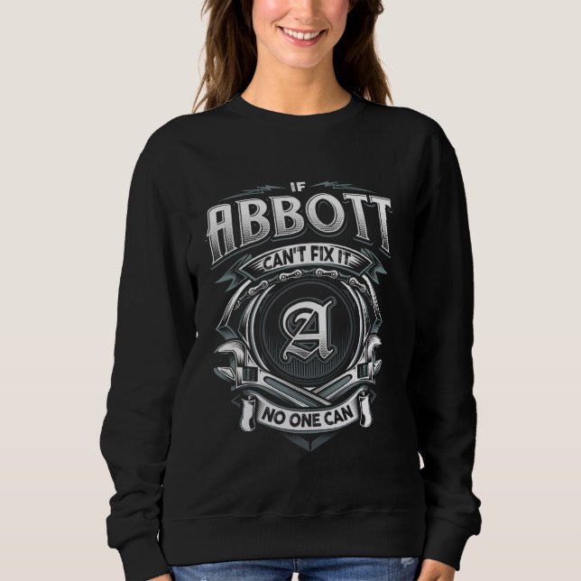 Efternamn Abbott, om Abbott inte kan laga det T Shirt (Framsida)