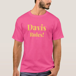 Efternamn Davis, efternamn Davis, Funny Davis Efte T Shirt