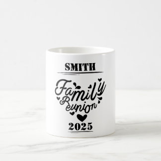 [Efternamn] Familjeåterförening - [År] Kaffemugg