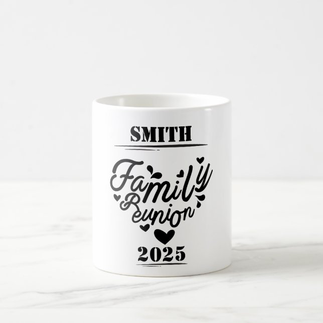 [Efternamn] Familjeåterförening - [År] Kaffemugg (Center)