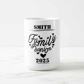[Efternamn] Familjeåterförening - [År] Kaffemugg