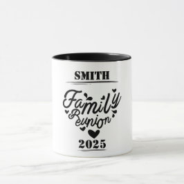 [Efternamn] Familjeåterförening - [År] Mugg