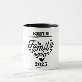 [Efternamn] Familjeåterförening - [År] Mugg