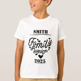 [Efternamn] Familjeåterförening - [År] T Shirt