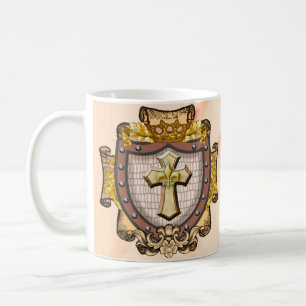 Efternamn för Aurum Family Crest Kaffemugg