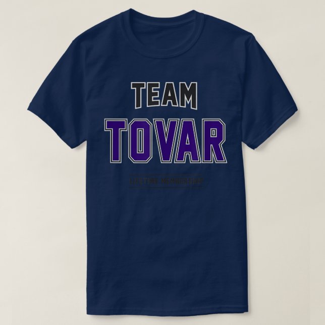 Efternamn för efternamn för efternamn för Team Tov T Shirt (Design framsida)
