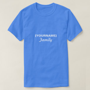 Efternamn för möte eller händelse tee shirt