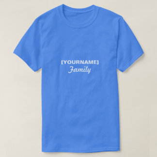 Efternamn för möte eller händelse tee shirt