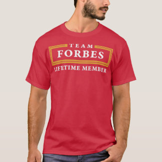 Efternamn för teamet Forbes livstidsmedlem T Shirt