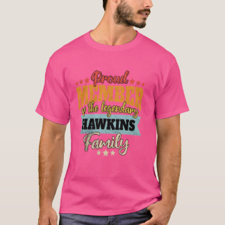 Efternamn Hawkins Family Hawkins Namn Hawkins T Shirt