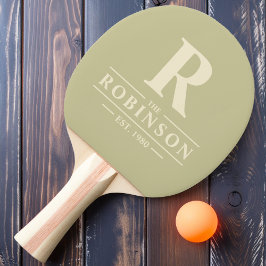 Efternamn & Initial Dust Sage Pingisracket