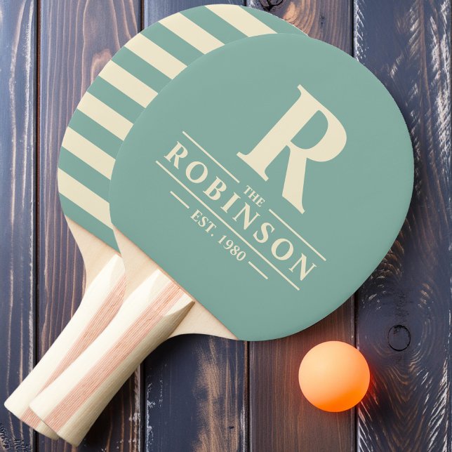 Efternamn & Initial Polo Aqua Reef Pingisracket (Skapare uppladdad)